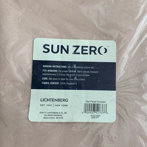 Light Pink blackout curtains about 40 in by 60 in